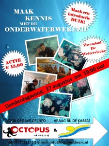 Poster maak kennis met........  incl. logo De Wettervlecke, Surhuisterveen